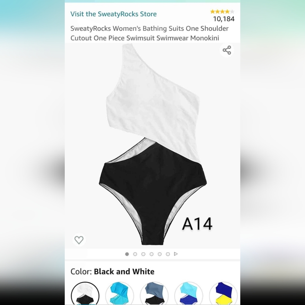Brand New Sweaty Rocks Swimsuit A14